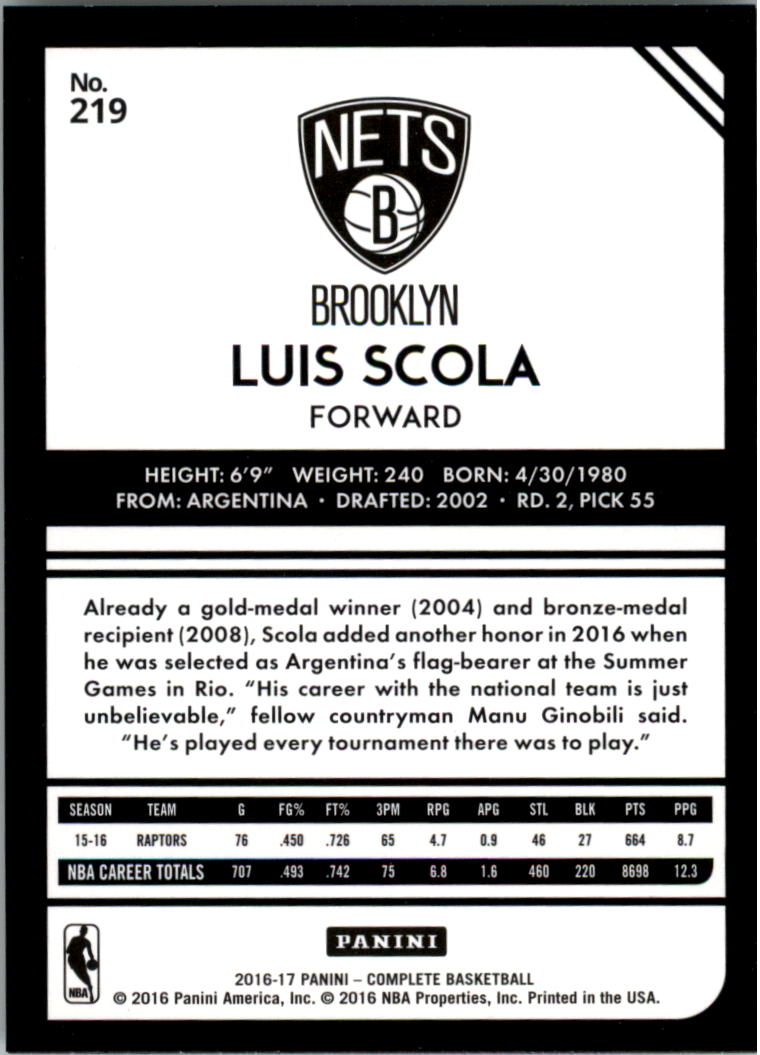 2016-17 Panini Complete Basketball Card Pick 1-250 - Picture 428 of 488