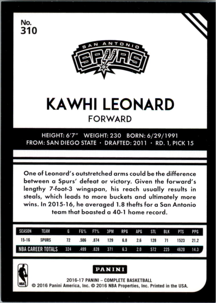 2016-17 Panini Complete Silver BASKETBALL 301-400 You Pick - Picture 13 of 111