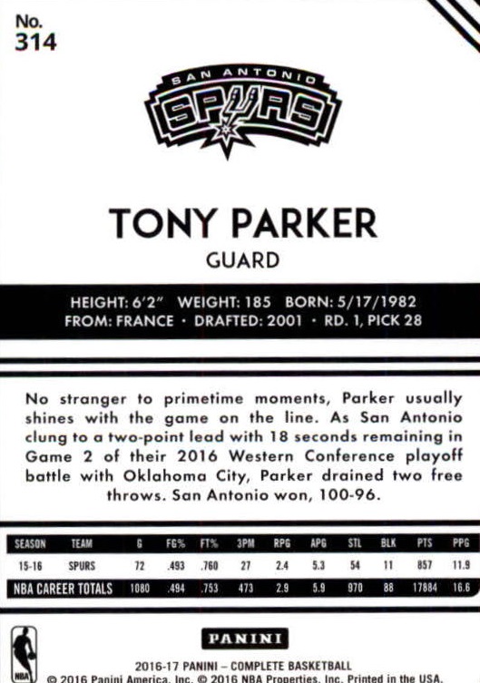 2016-17 Panini Complete Silver BASKETBALL 301-400 You Pick - Picture 15 of 111