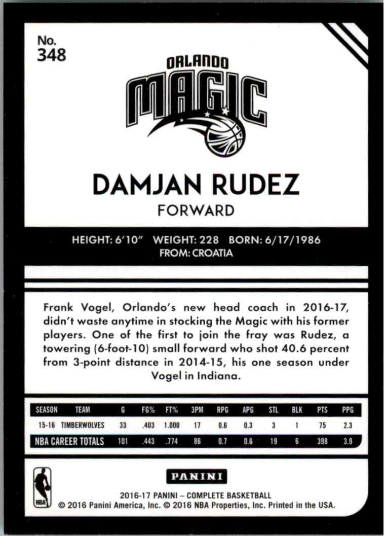 2016-17 Panini Complete Silver BASKETBALL 301-400 You Pick - Picture 53 of 111