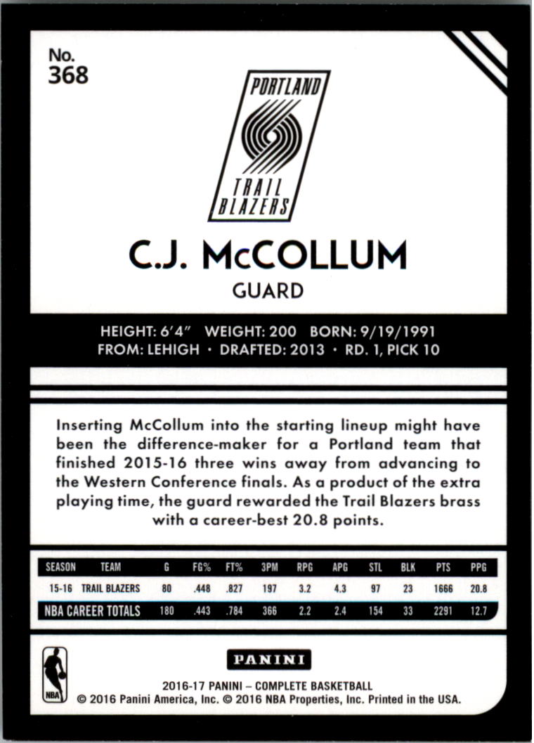 2016-17 Panini Complete Silver BASKETBALL 301-400 You Pick - Picture 75 of 111