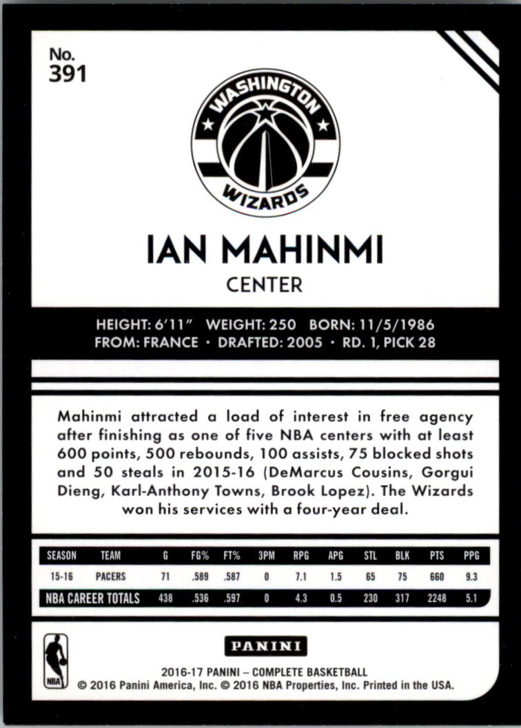 2016-17 Panini Complete Silver BASKETBALL 301-400 You Pick - Picture 105 of 111