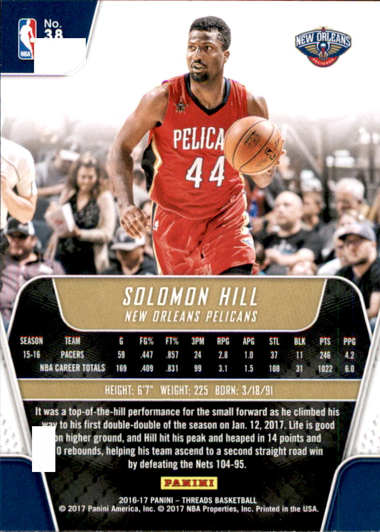 Thaddeus young 2016-17 Panini Threads baloncesto Walker #44
