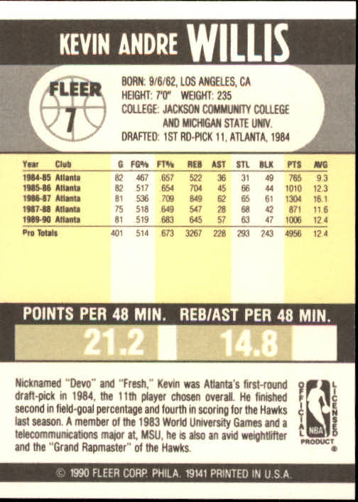 1990-91 Fleer Basketball Card Pick - Picture 15 of 393