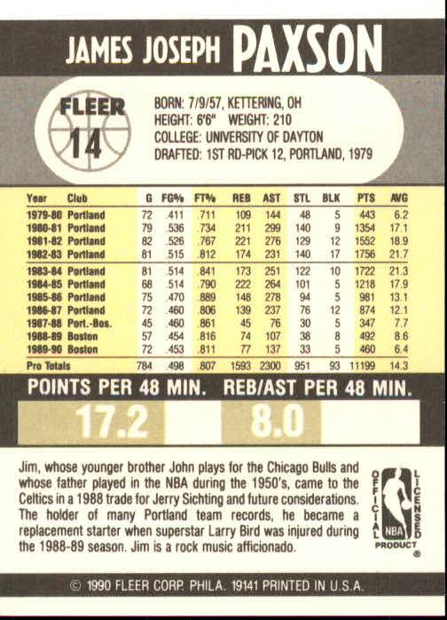 1990-91 Fleer Basketball Card Pick - Picture 27 of 393