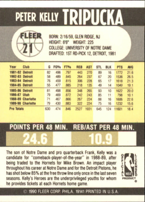 1990-91 Fleer Basketball Card Pick - Picture 39 of 393