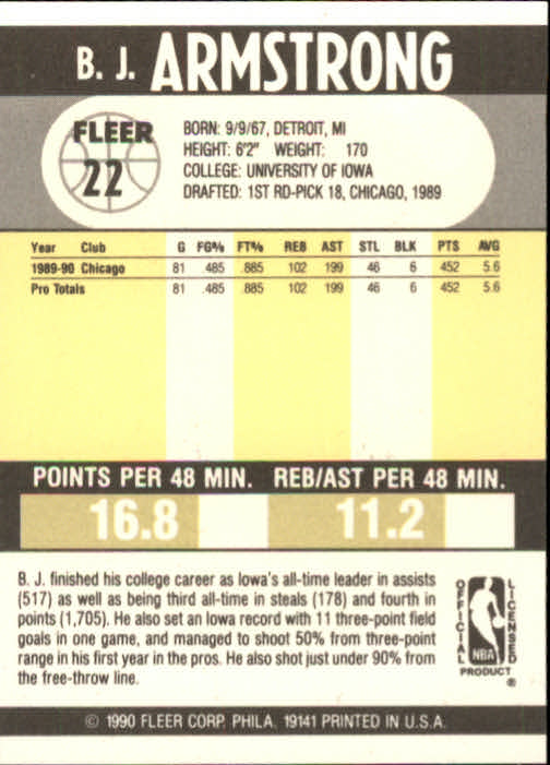 1990-91 Fleer Basketball Card Pick - Picture 41 of 393