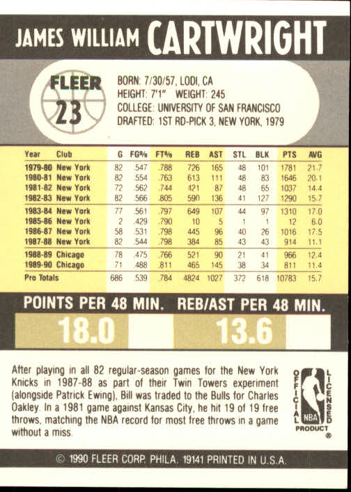 1990-91 Fleer Basketball Card Pick - Picture 43 of 393