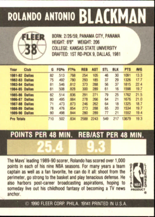 1990-91 Fleer Basketball Card Pick - Picture 73 of 393