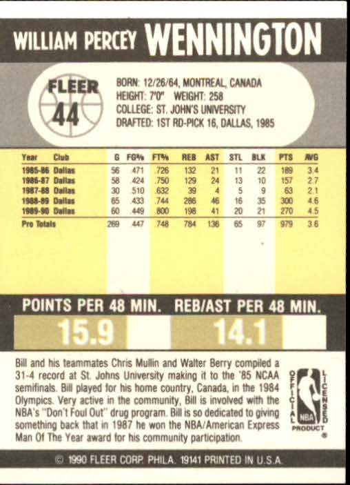 1990-91 Fleer Basketball Card Pick - Picture 85 of 393