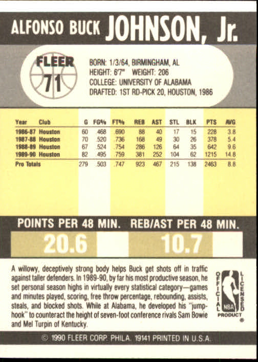 1990-91 Fleer Basketball Card Pick - Picture 139 of 393