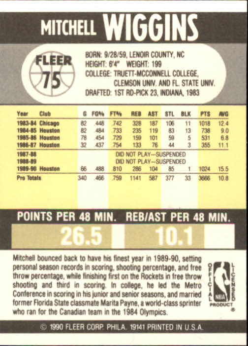 1990-91 Fleer Basketball Card Pick - Picture 147 of 393