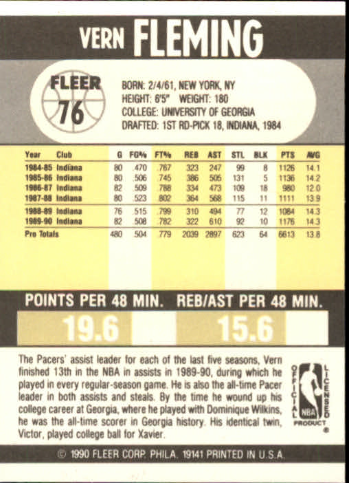 1990-91 Fleer Basketball Card Pick - Picture 149 of 393