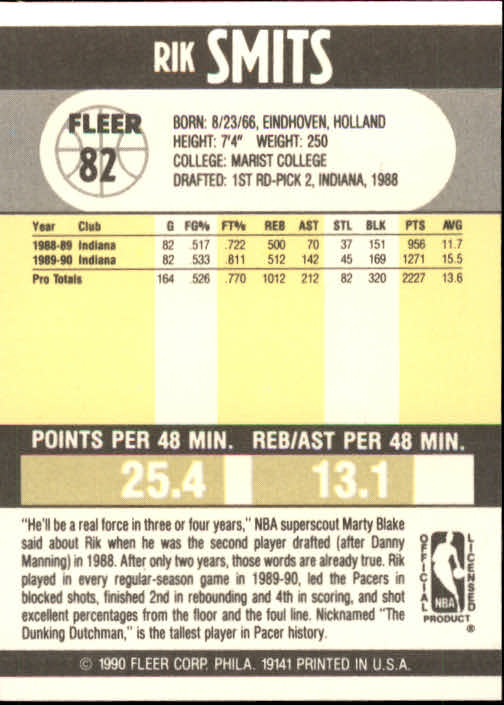 1990-91 Fleer Basketball Card Pick - Picture 161 of 393