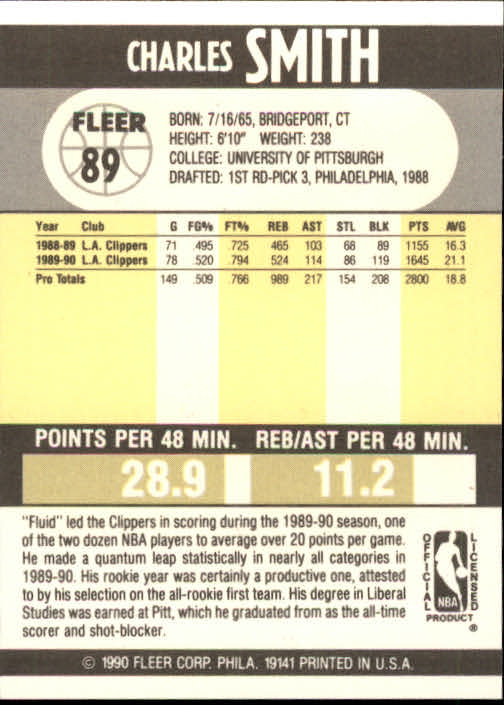 1990-91 Fleer Basketball Card Pick - Picture 175 of 393