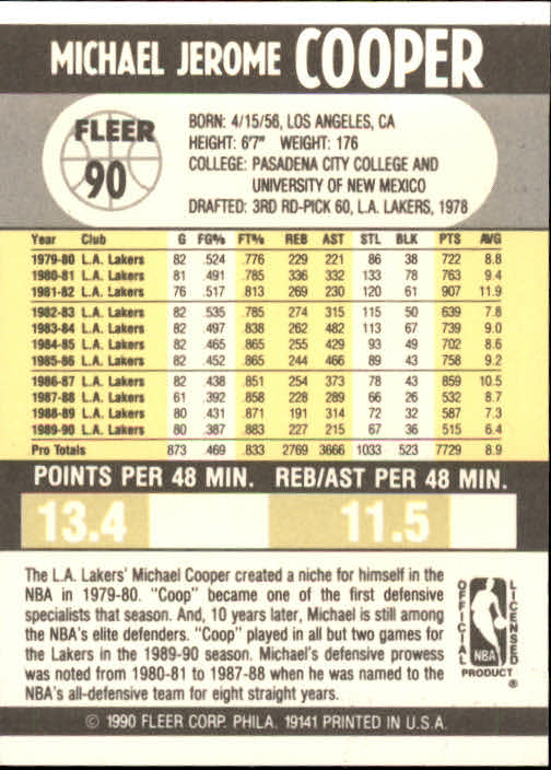 1990-91 Fleer Basketball Card Pick - Picture 177 of 393