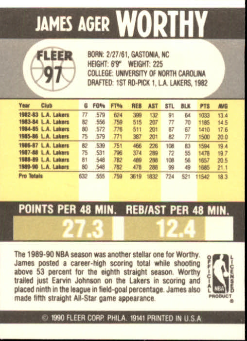 1990-91 Fleer Basketball Card Pick - Picture 191 of 393