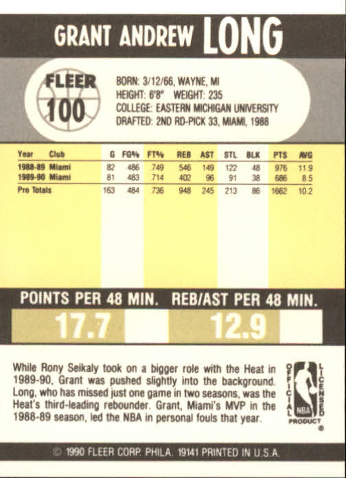 1990-91 Fleer Basketball Card Pick - Picture 197 of 393