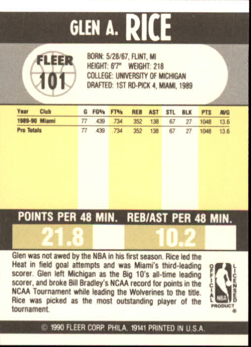 1990-91 Fleer Basketball Card Pick - Picture 199 of 393