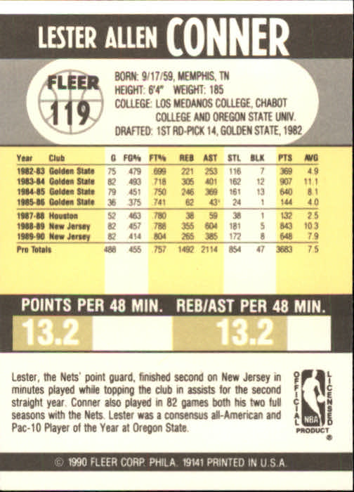 1990-91 Fleer Basketball Card Pick - Picture 235 of 393