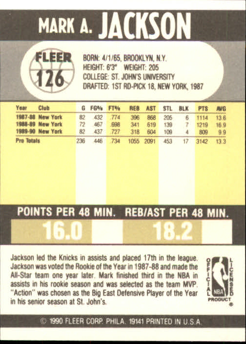 1990-91 Fleer Basketball Card Pick - Picture 249 of 393