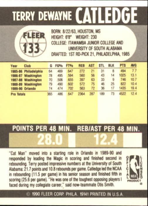 1990-91 Fleer Basketball Card Pick - Picture 263 of 393