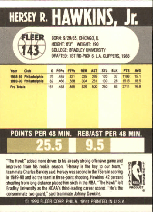 1990-91 Fleer Basketball Card Pick - Picture 283 of 393