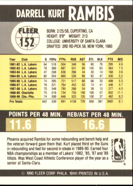 1990-91 Fleer Basketball Card Pick - Picture 301 of 393