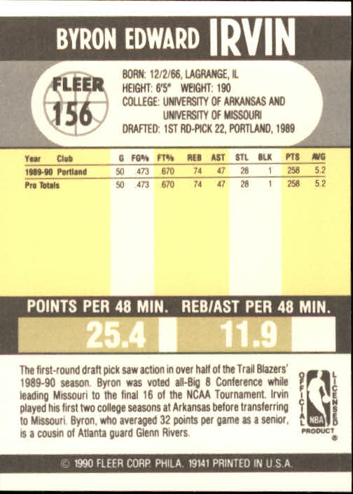 1990-91 Fleer Basketball Card Pick - Picture 309 of 393
