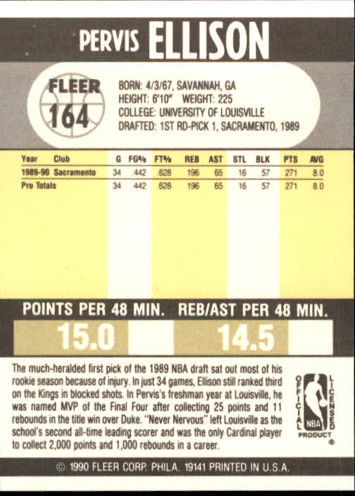 1990-91 Fleer Basketball Card Pick - Picture 325 of 393