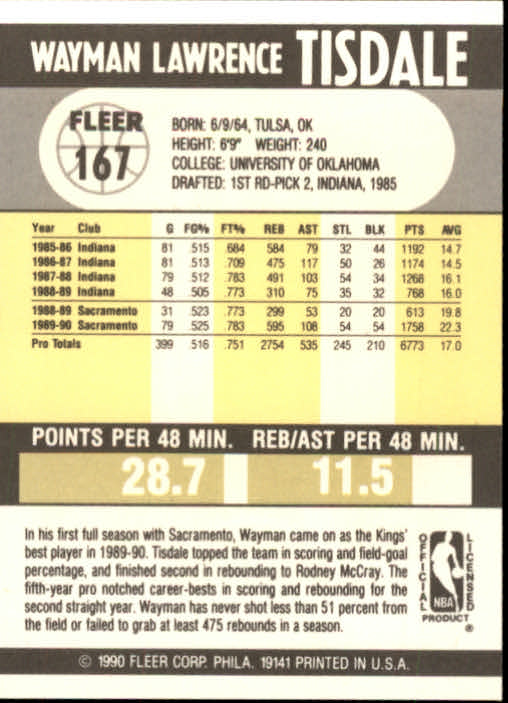 1990-91 Fleer Basketball Card Pick - Picture 331 of 393