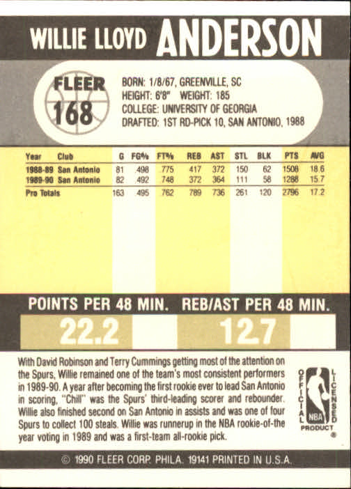 1990-91 Fleer Basketball Card Pick - Picture 333 of 393