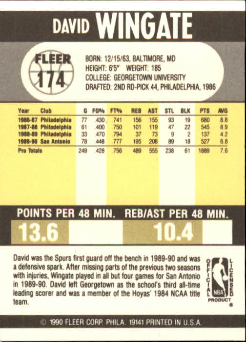 1990-91 Fleer Basketball Card Pick - Picture 345 of 393