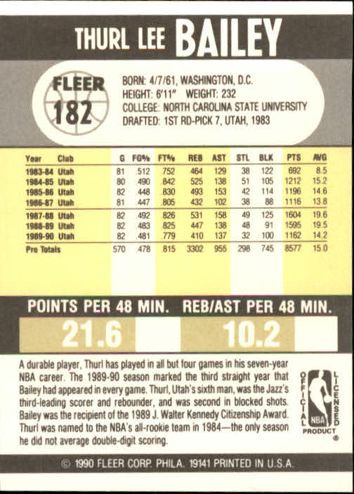 1990-91 Fleer Basketball Card Pick - Picture 361 of 393