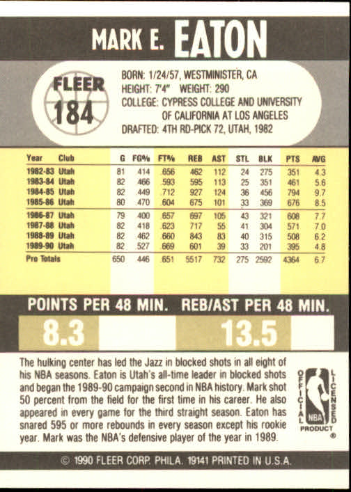 1990-91 Fleer Basketball Card Pick - Picture 365 of 393
