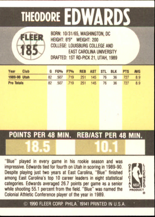 1990-91 Fleer Basketball Card Pick - Picture 367 of 393