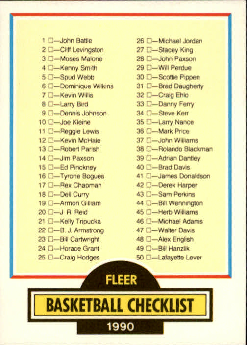 1990-91 Fleer Basketball Card Pick - Picture 390 of 393