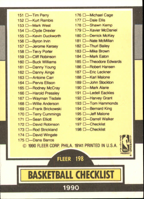 1990-91 Fleer Basketball Card Pick - Picture 393 of 393