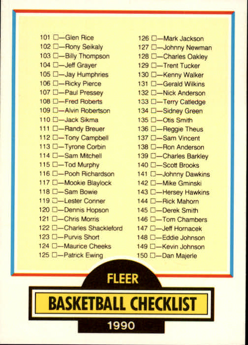 1990-91 Fleer Basketball Card Pick - Picture 392 of 393