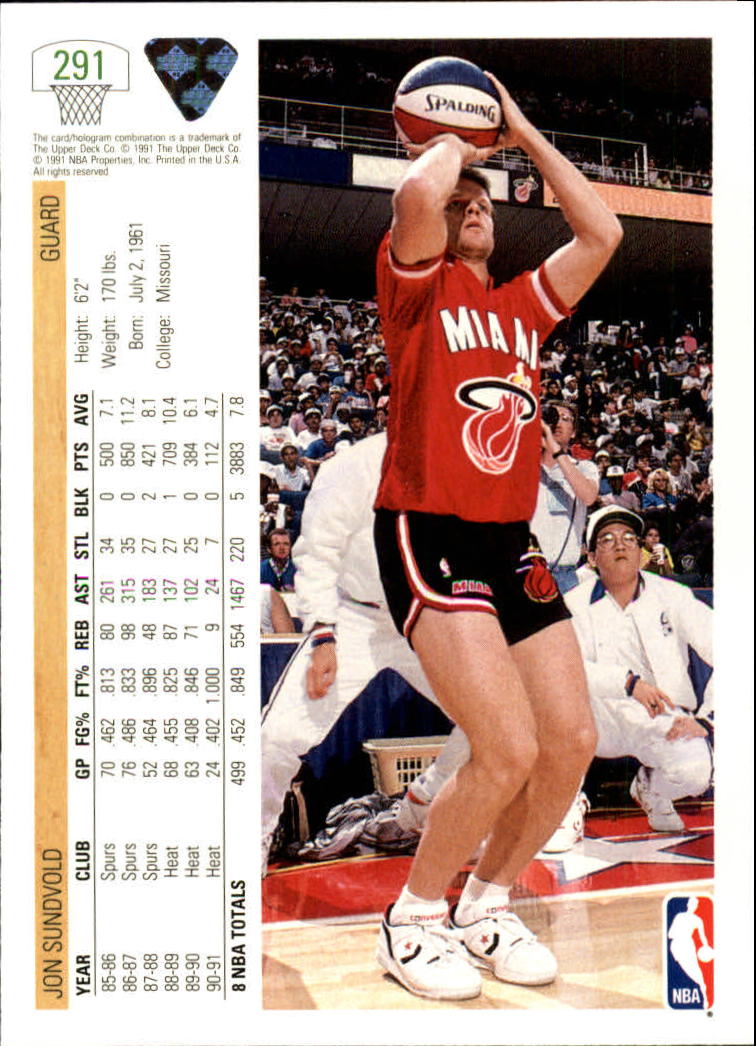 1991-92 Upper Deck Basketball Card Pick 251-500 - Picture 81 of 487
