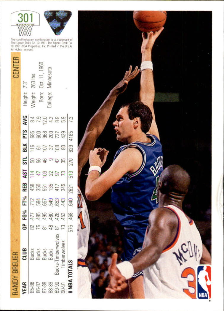 1991-92 Upper Deck Basketball Card Pick 251-500 - Picture 101 of 487