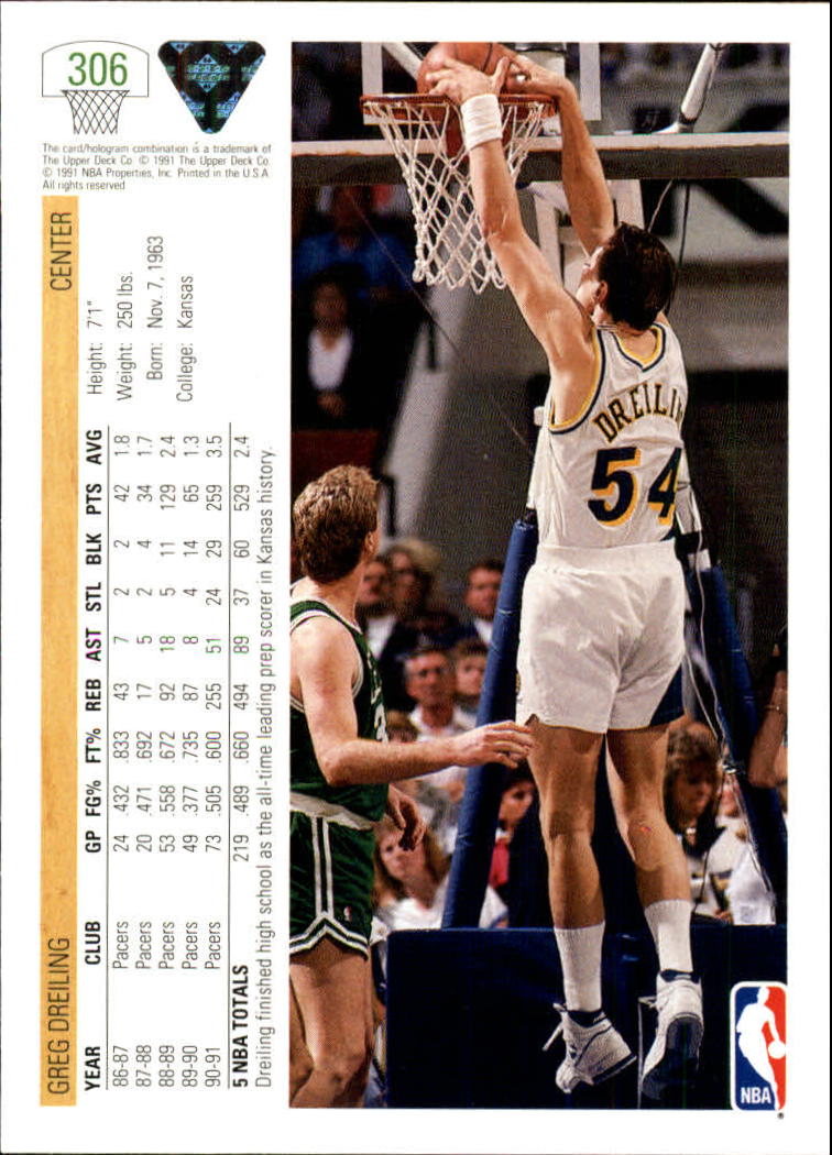 1991-92 Upper Deck Basketball Card Pick 251-500 - Picture 111 of 487