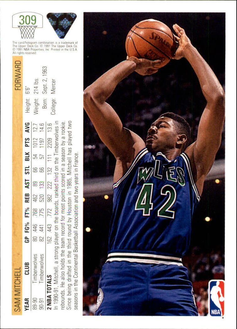 1991-92 Upper Deck Basketball Card Pick 251-500 - Picture 117 of 487