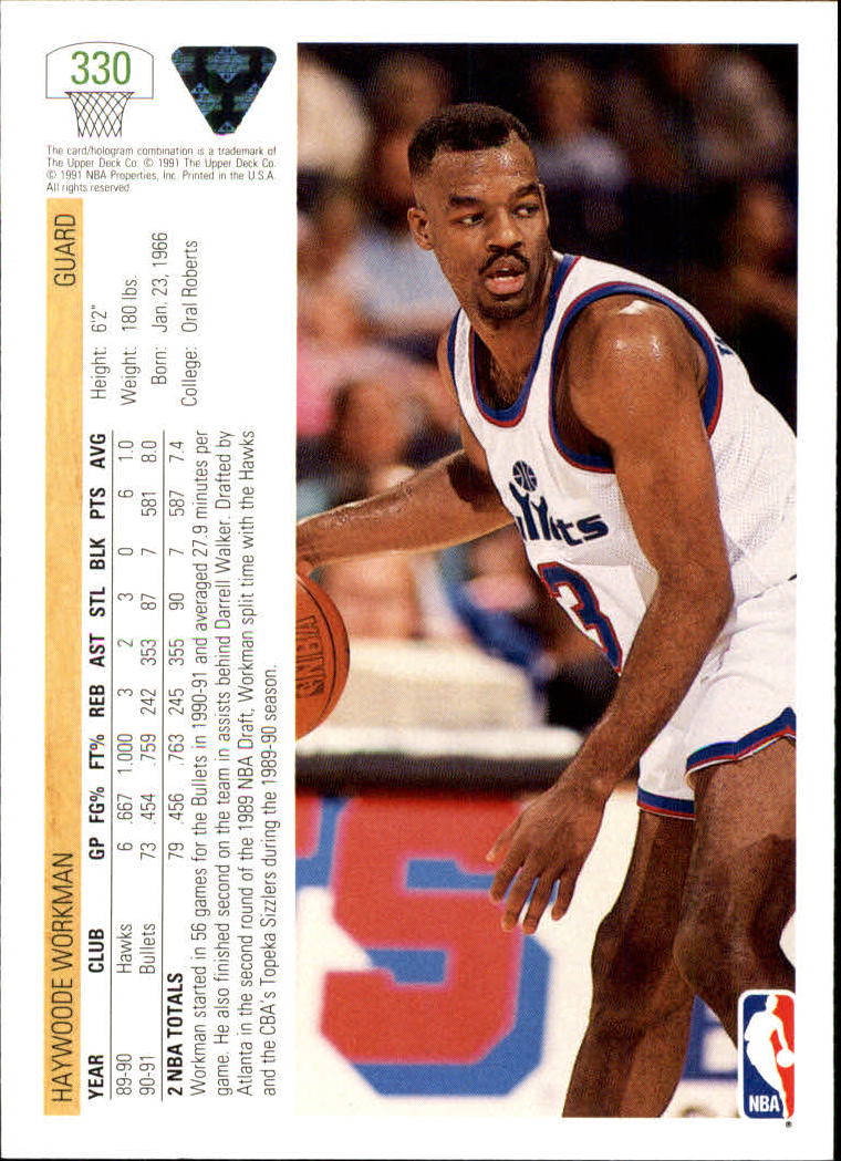 1991-92 Upper Deck Basketball Card Pick 251-500 - Picture 159 of 487
