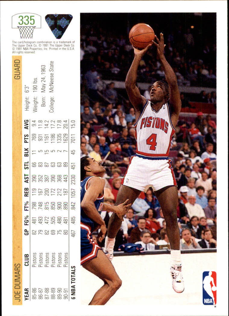 1991-92 Upper Deck Basketball Card Pick 251-500 - Picture 169 of 487