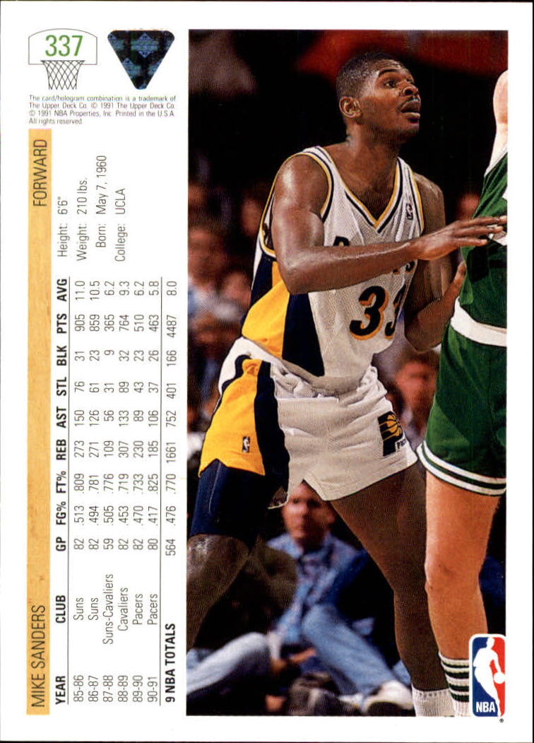 1991-92 Upper Deck Basketball Card Pick 251-500 - Picture 173 of 487