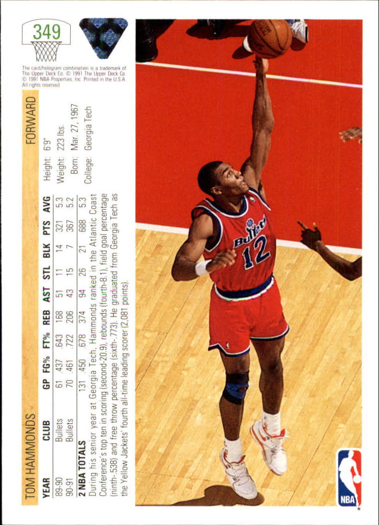 1991-92 Upper Deck Basketball Card Pick 251-500 - Picture 197 of 487
