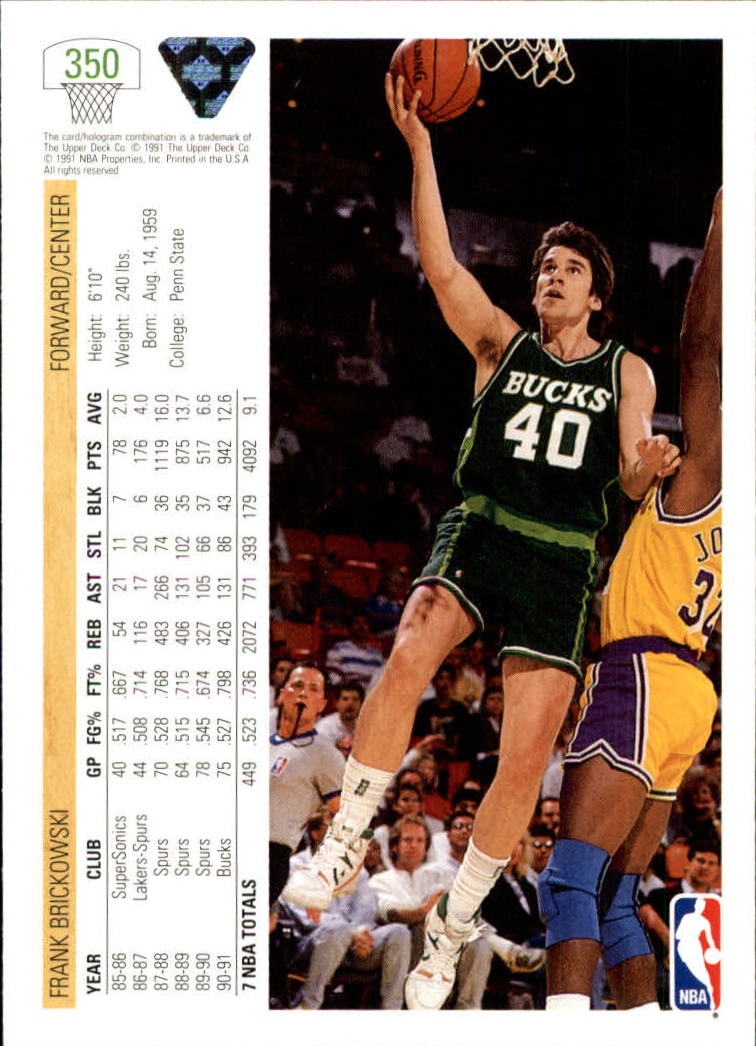 1991-92 Upper Deck Basketball Card Pick 251-500 - Picture 199 of 487