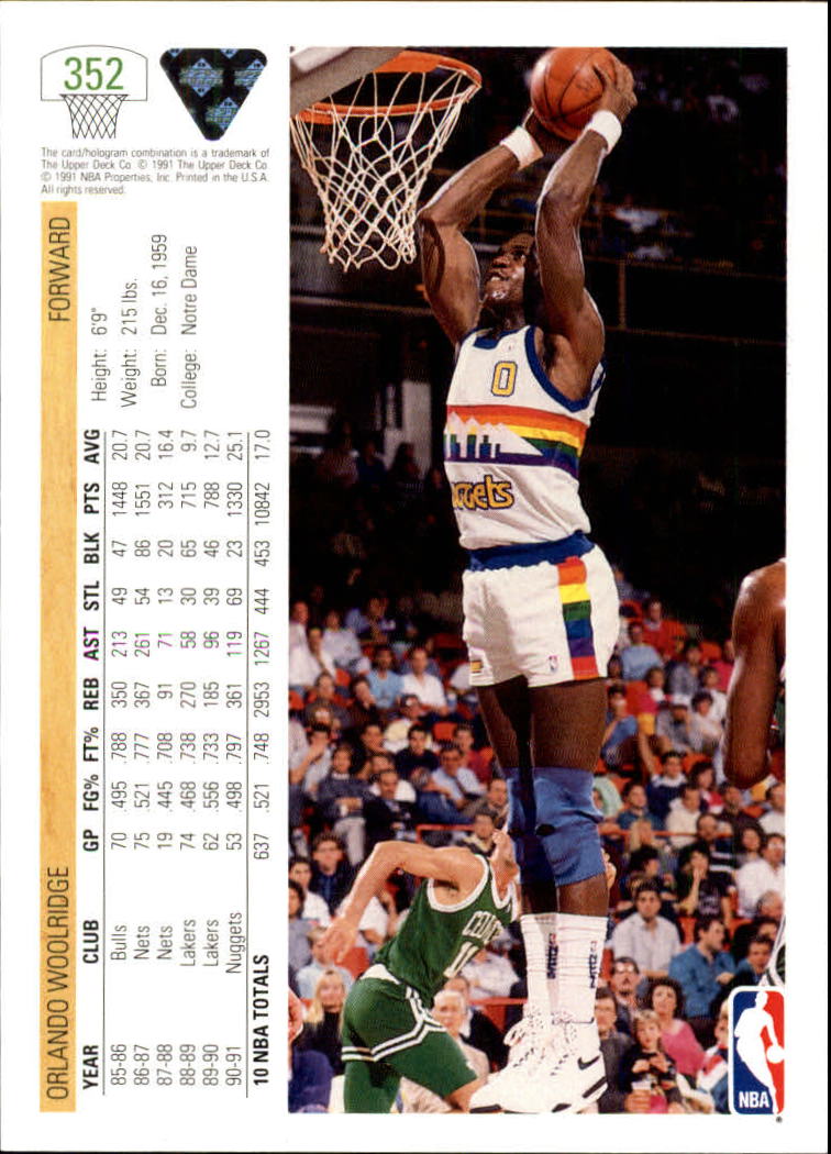 1991-92 Upper Deck Basketball Card Pick 251-500 - Picture 203 of 487