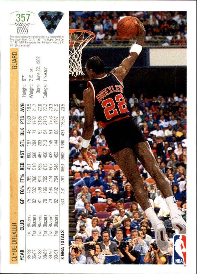 1991-92 Upper Deck Basketball Card Pick 251-500 - Picture 213 of 487